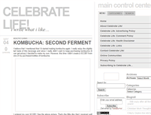 Tablet Screenshot of imcelebratinglife.com